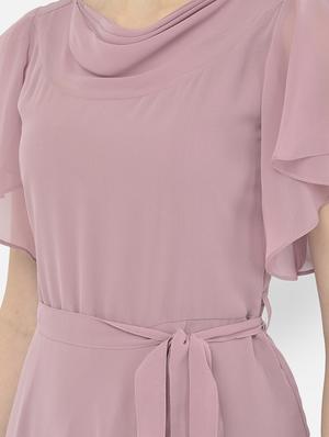 tie front ruffled high low dress - 18056432 - Standard Image - 4