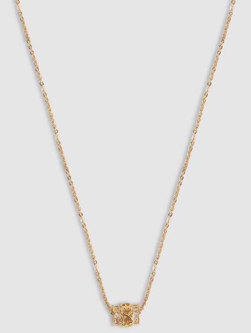 gold metal pendant - 18056538 - Standard Image - 1