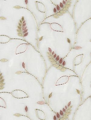 gm 7 feet floral grommet single sheer door curtain panel - 18058706 - Standard Image - 3