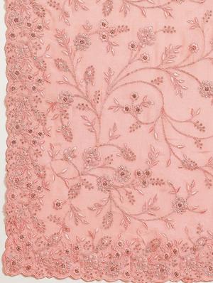 tonal embroidered saree with blouse - 18061698 - Standard Image - 6