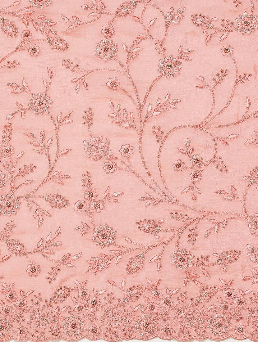 tonal embroidered saree with blouse - 18061698 - Zoom Image - 5