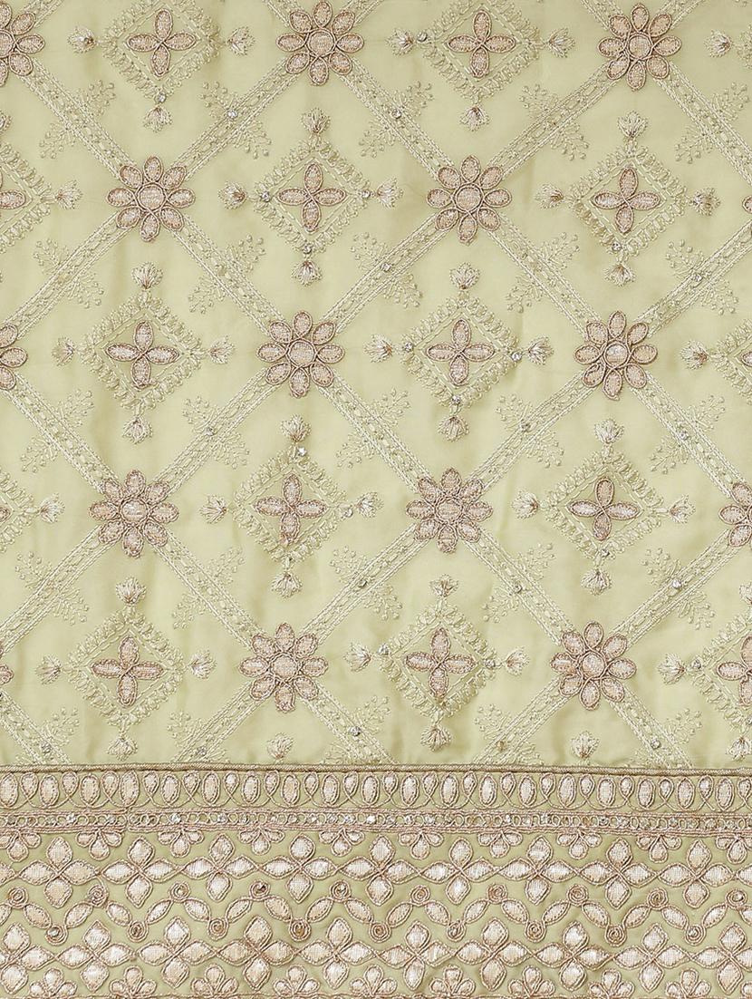 tonal embroidered saree with blouse - 18061703 - Zoom Image - 5