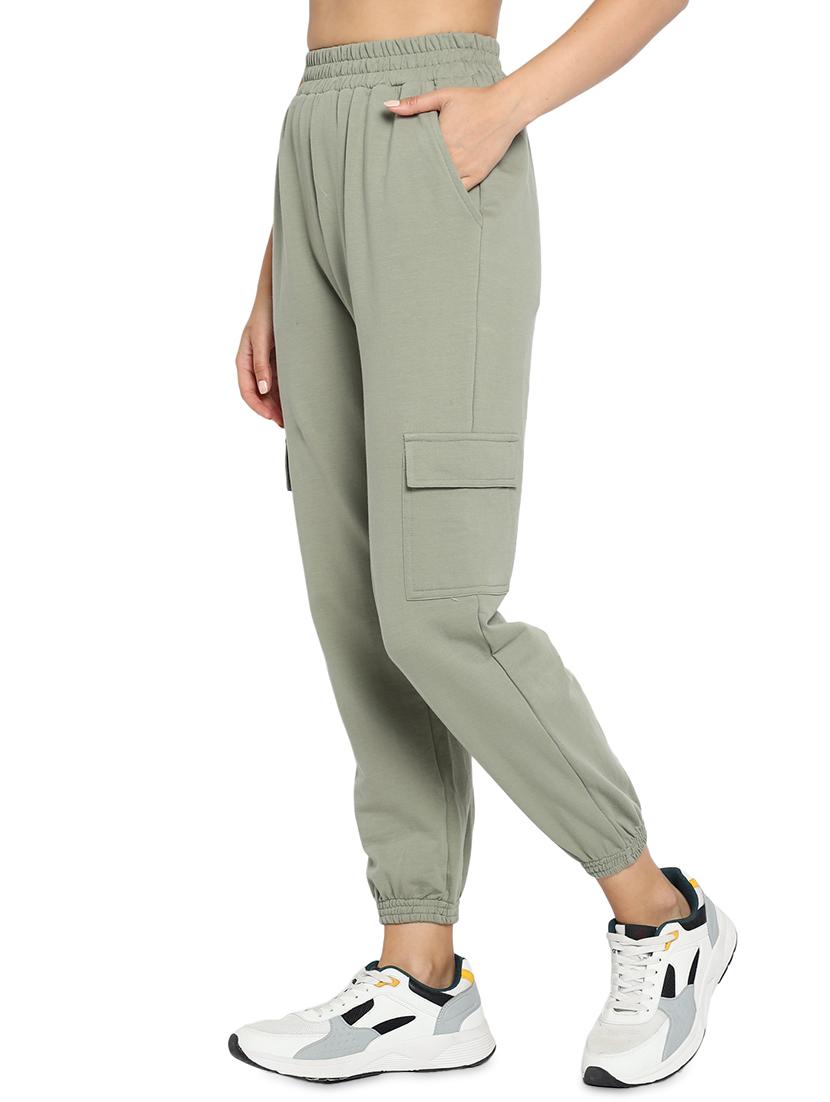 high rise solid joggers - 18066199 - Zoom Image - 2