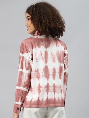 tie & dye denim jacket - 18066439 - Standard Image - 3