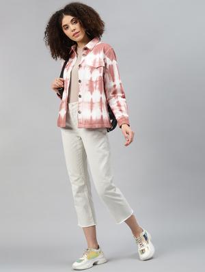 tie & dye denim jacket - 18066439 - Standard Image - 4
