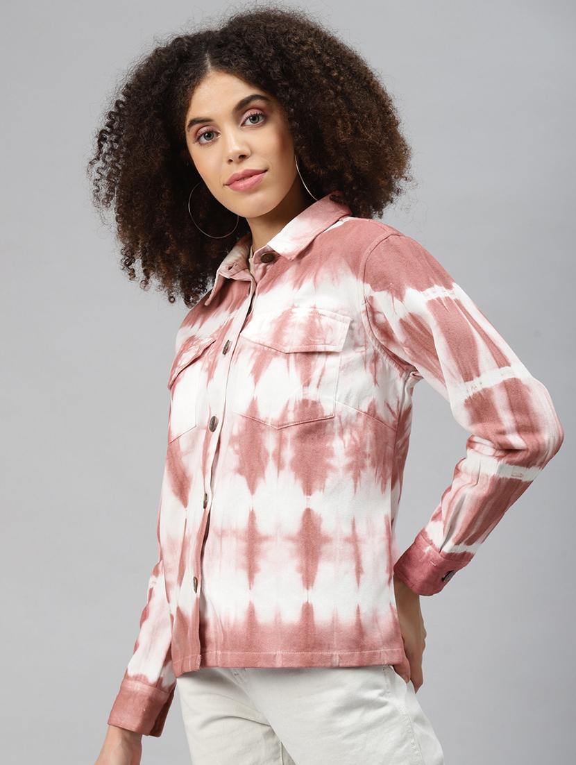 tie & dye denim jacket - 18066439 - Zoom Image - 2