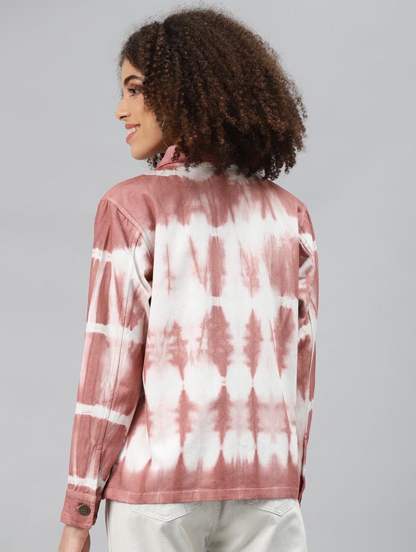 tie & dye denim jacket - 18066439 - Zoom Image - 3
