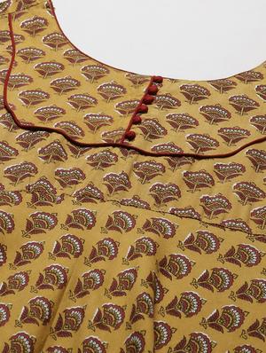 yellow rayon suit set - 18066515 - Standard Image - 6