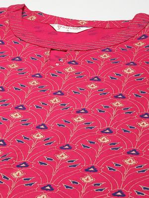 pink rayon kurta sharara set - 18066528 - Standard Image - 6