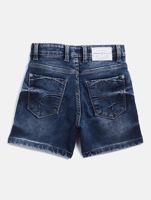 navy blue denim shorts - 18066780 - Standard Image - 2