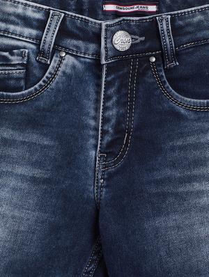 navy blue denim shorts - 18066780 - Standard Image - 3