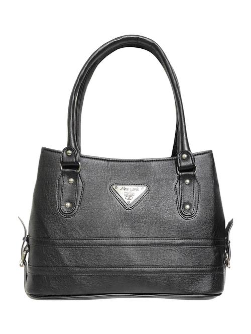 black leatherette (pu) handbag - 18067033 -  Standard Image - 0