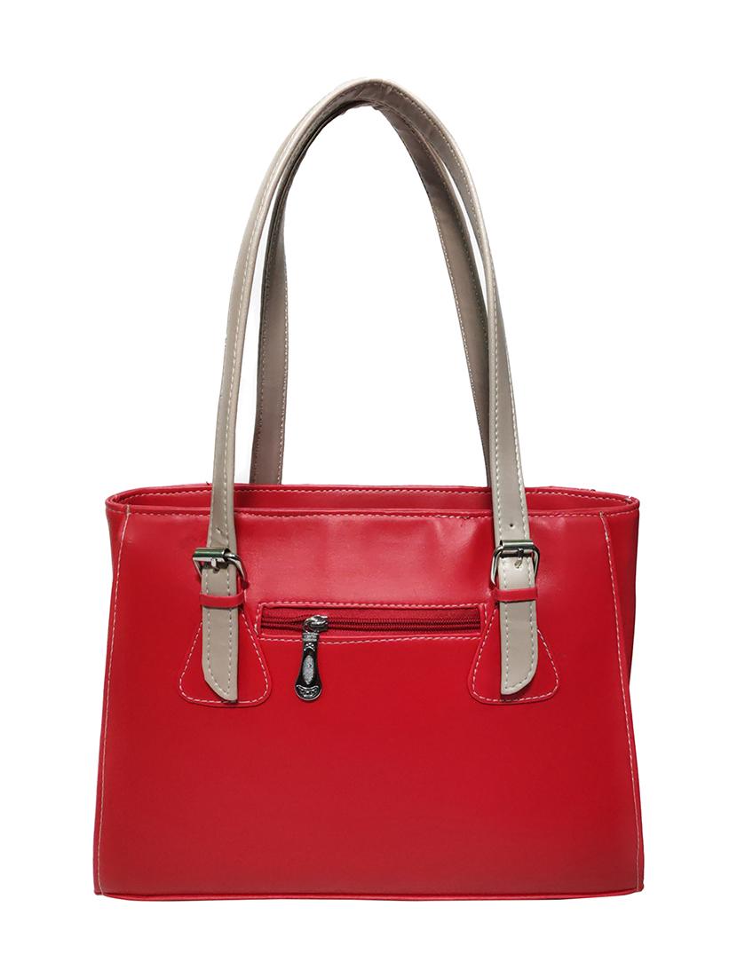 red leatherette (pu) regular handbag - 18067058 - Zoom Image - 2