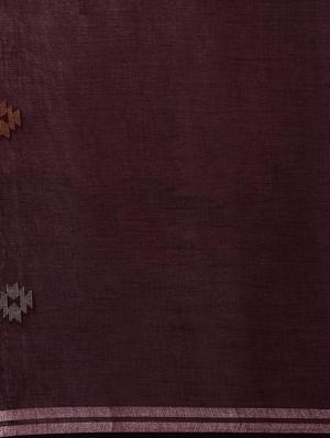 self design jamdani saree - 18067300 - Standard Image - 5
