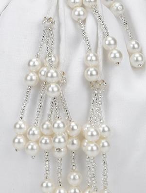 white cotton polyester blend ethnic potli - 18067866 - Standard Image - 5