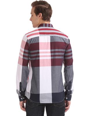 red checkered casual shirt - 18070566 - Standard Image - 3