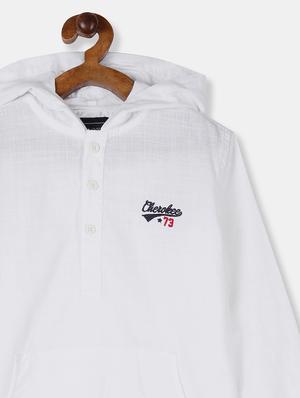 white solid shirt - 18071215 - Standard Image - 3