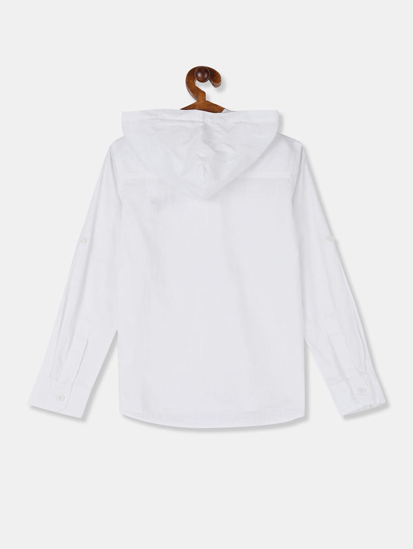 white solid shirt - 18071215 - Zoom Image - 2