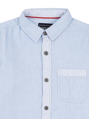 blue solid shirt - 18071406 - Standard Image - 3