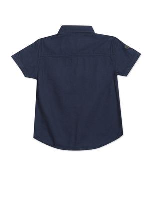 blue solid shirt - 18071420 - Standard Image - 2