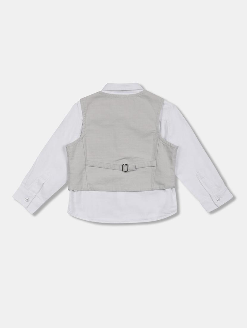 short sleeves regular shirt - 18071565 - Zoom Image - 3