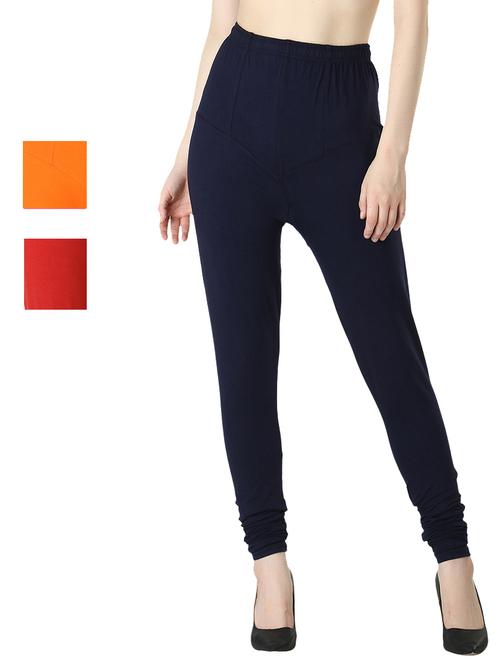 set of 2 solid legging churidar - 18071954 -  Standard Image - 0