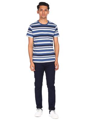 blue striped t-shirt - 18074316 - Standard Image - 4