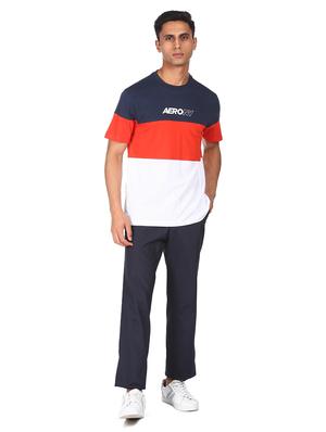 white color-blocked t-shirt - 18074356 - Standard Image - 4