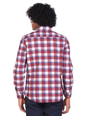 red checked casual shirt - 18075255 - Standard Image - 2