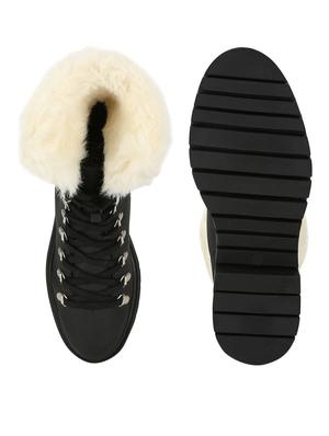 black nubuck leather ankle boots - 18075989 - Standard Image - 4