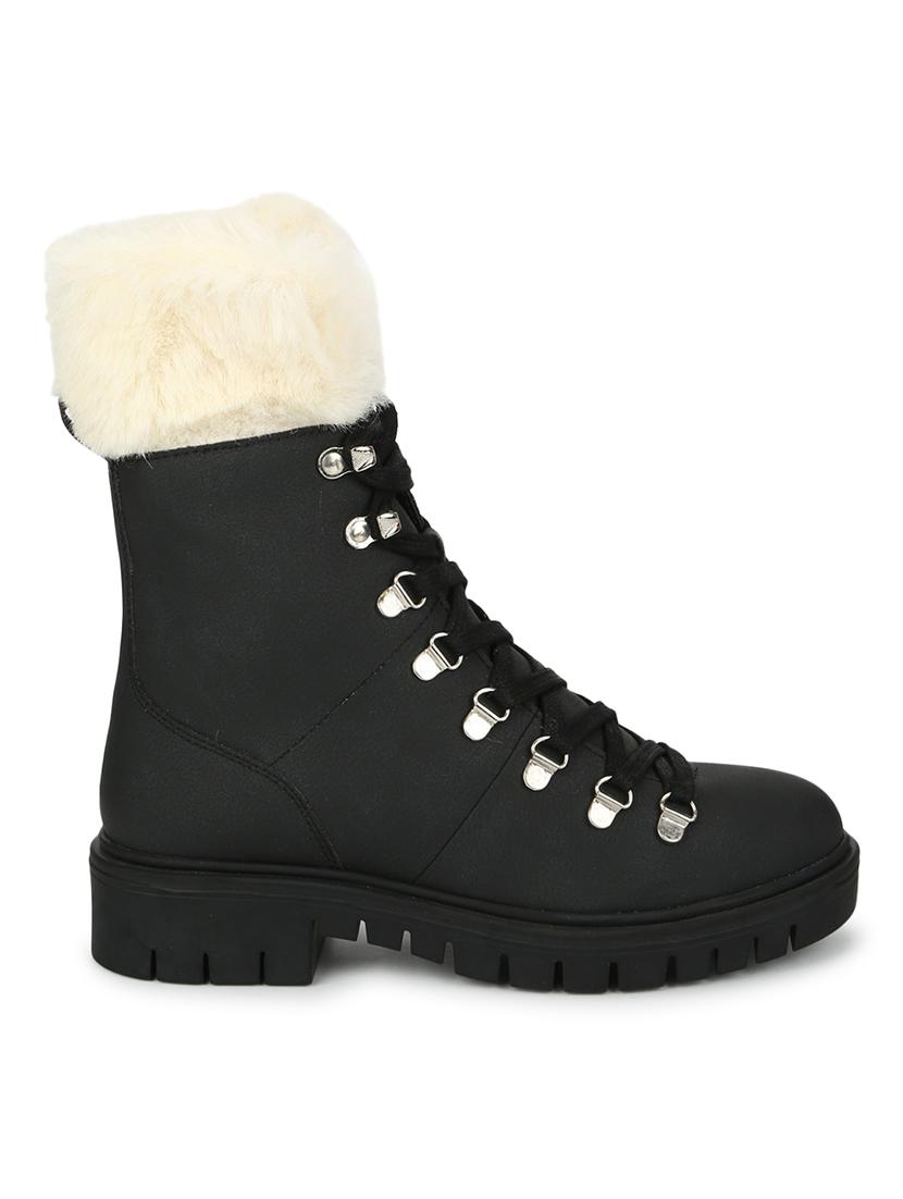 black nubuck leather ankle boots - 18075989 - Zoom Image - 2