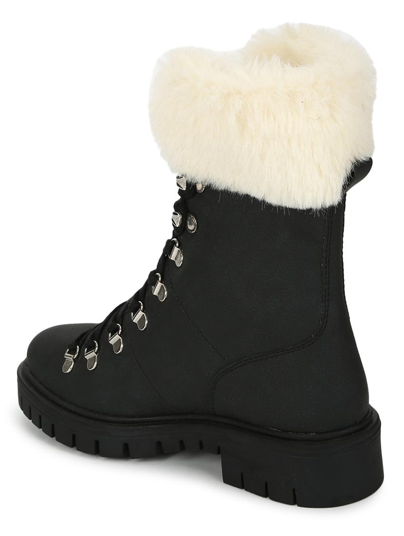 black nubuck leather ankle boots - 18075989 - Zoom Image - 3