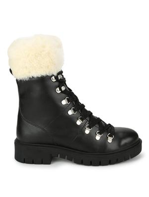 black pu ankle boots - 18075990 - Standard Image - 2