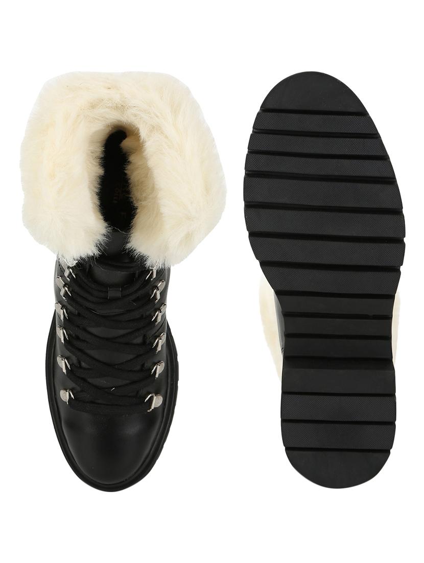 black pu ankle boots - 18075990 - Zoom Image - 4