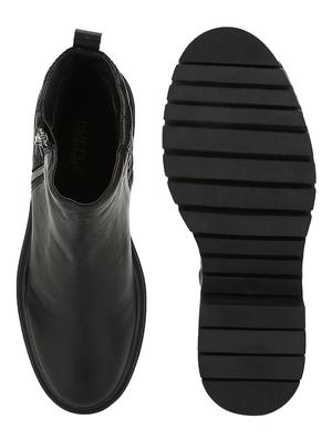 black pu ankle boots - 18075991 - Standard Image - 4