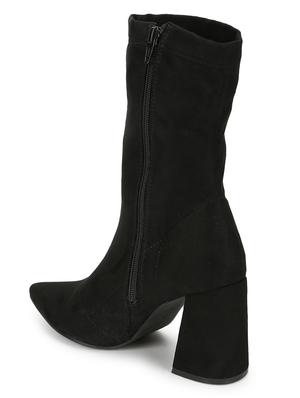 black suede calf boots - 18076003 - Standard Image - 3