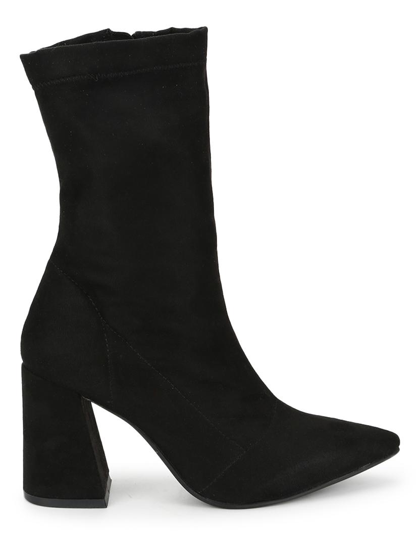 black suede calf boots - 18076003 - Zoom Image - 2