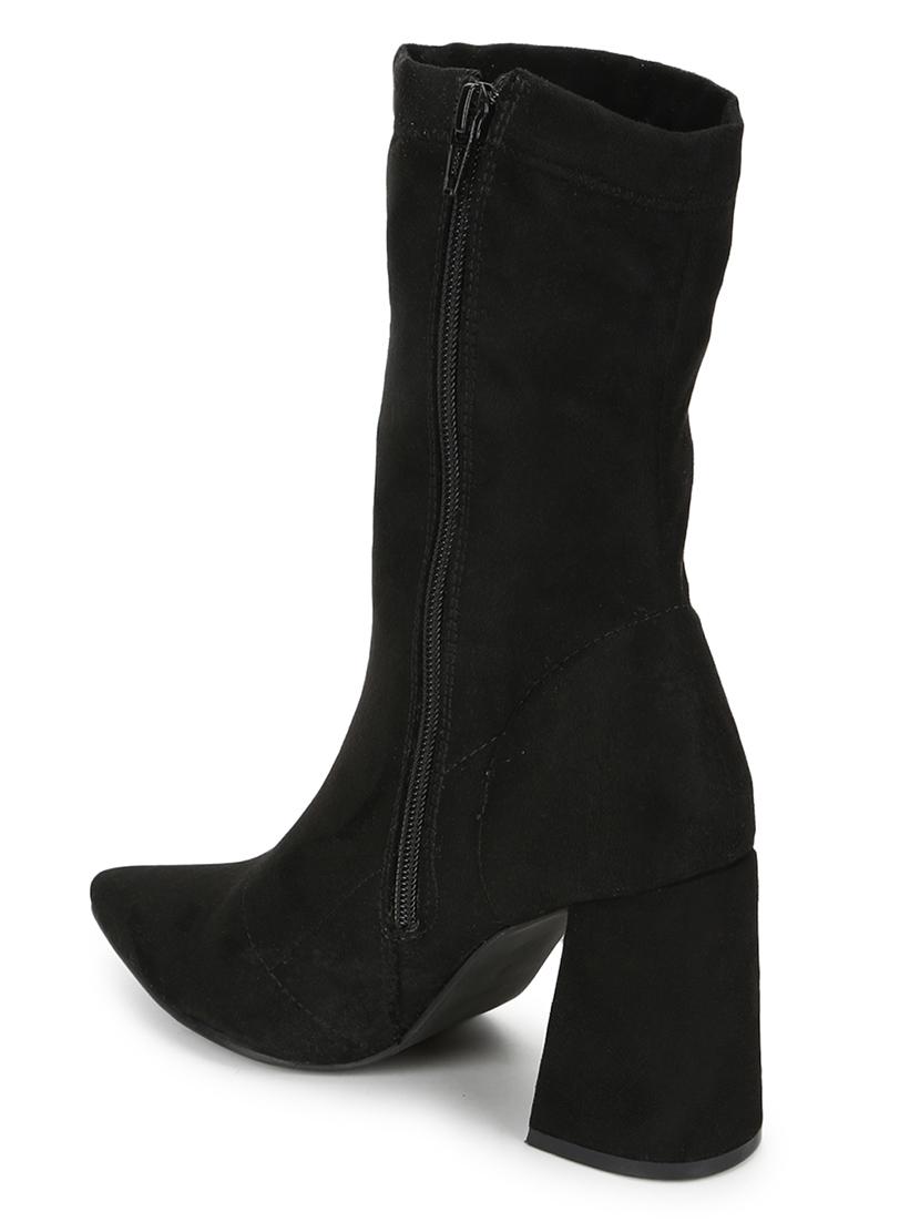 black suede calf boots - 18076003 - Zoom Image - 3