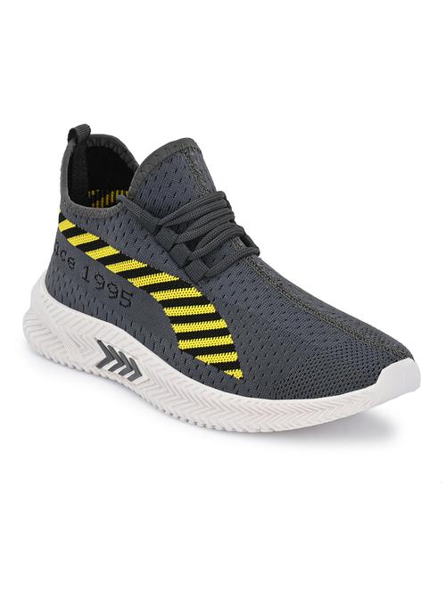 grey lace up sport shoe - 18076162 - Standard Image - 1