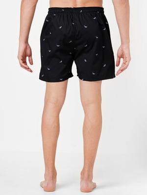 black printed boxer - 18076293 - Standard Image - 3