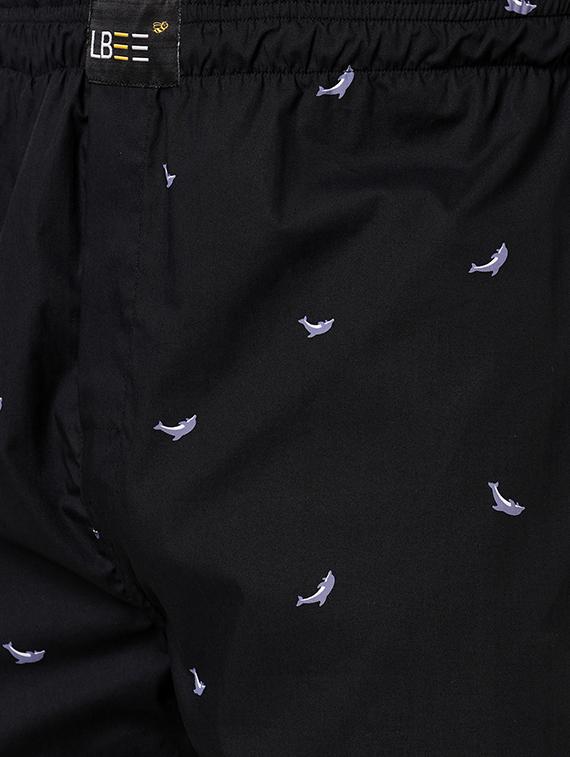 black printed boxer - 18076293 - Zoom Image - 5