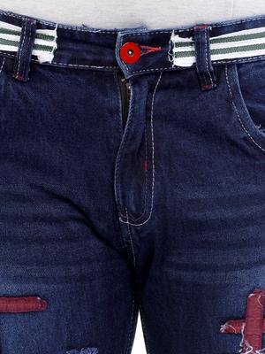 men's casual denim shorts regular fit - 18076438 - Standard Image - 5