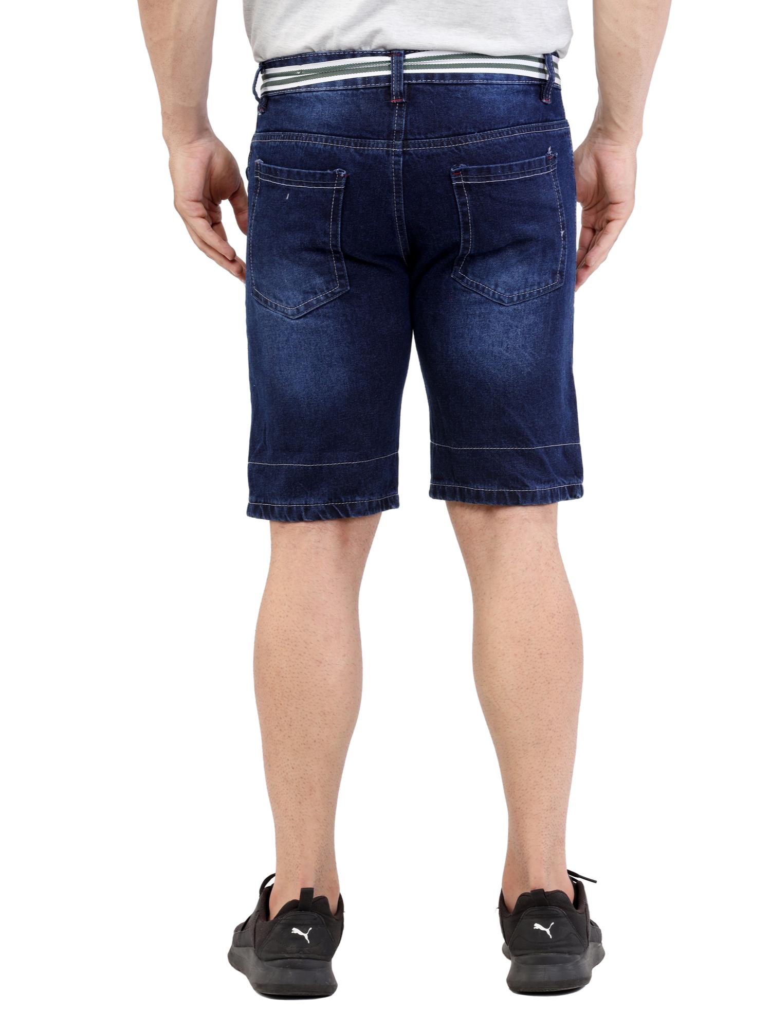 men's casual denim shorts regular fit - 18076438 - Zoom Image - 2