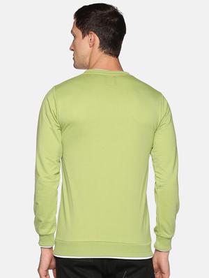 green chest printed sweatshirt - 18077170 - Standard Image - 3