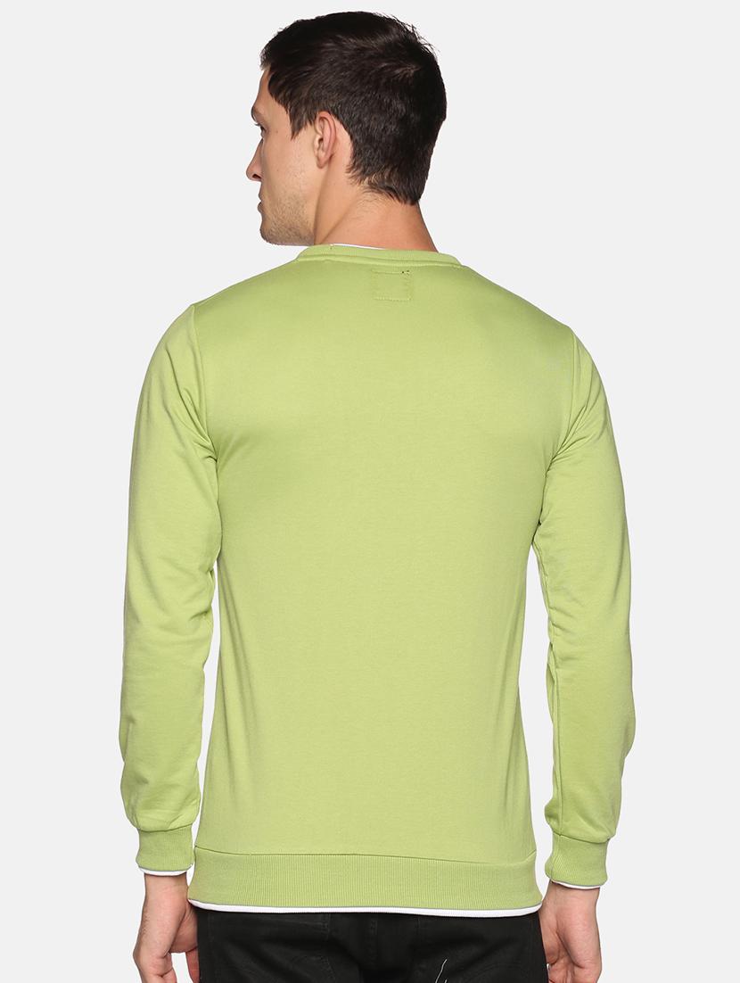 green chest printed sweatshirt - 18077170 - Zoom Image - 3