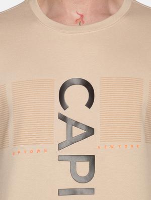 beige chest printed sweatshirt - 18077200 - Standard Image - 5