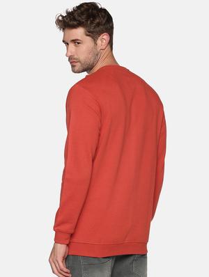 oxy fire red solid sweatshirt - 18077257 - Standard Image - 3