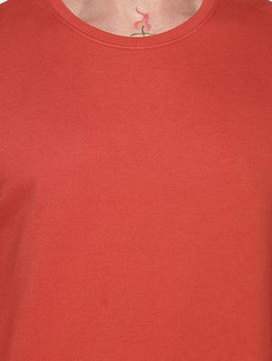 oxy fire red solid sweatshirt - 18077257 - Standard Image - 5