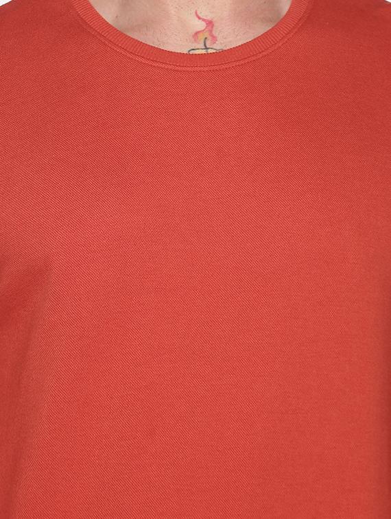 oxy fire red solid sweatshirt - 18077257 - Zoom Image - 5