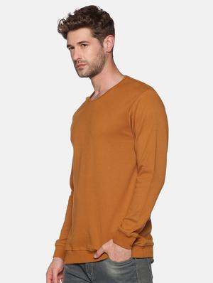 mustard solid sweatshirt - 18077258 - Standard Image - 2